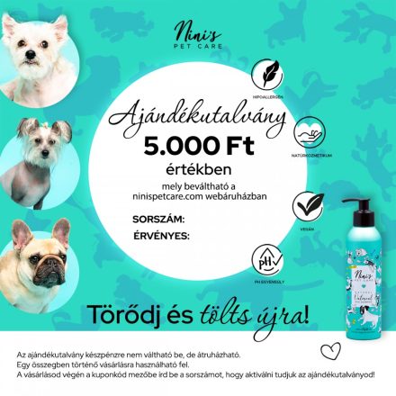 Nini's PET CARE Gift Voucher 5000
