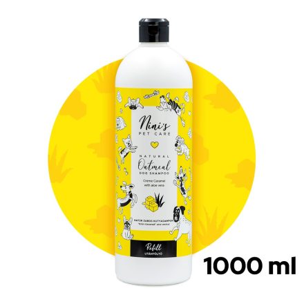 Hypoallergenic Dog Shampoo NINI'S PET CARE "CREME CARAMEL" 1000 ml